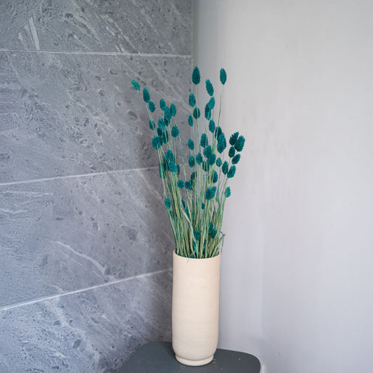 Botte de phalaris vert émeraude séché, vue de face - Flowrette