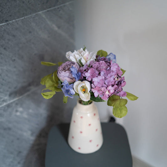 Bouquet fleurs en papier Trenet