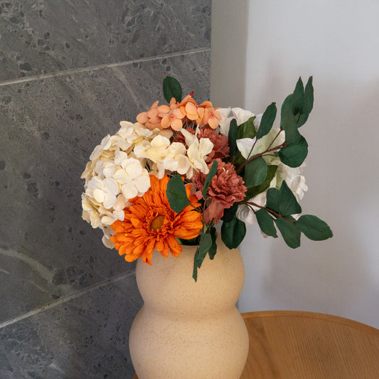 Bouquet de fleurs en papier Léger, composition florale aux teintes pastel - Flowrette
