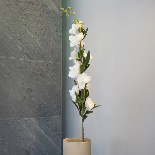 Flowrette delphinium feuillu fleur artificielle real touch