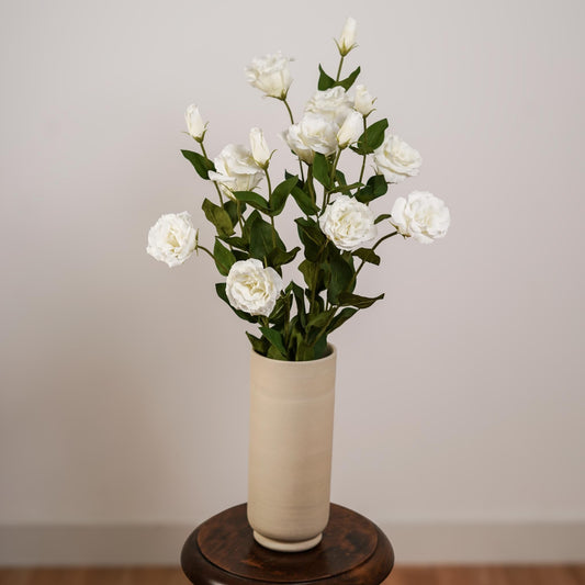Lisianthus artificiel blanc