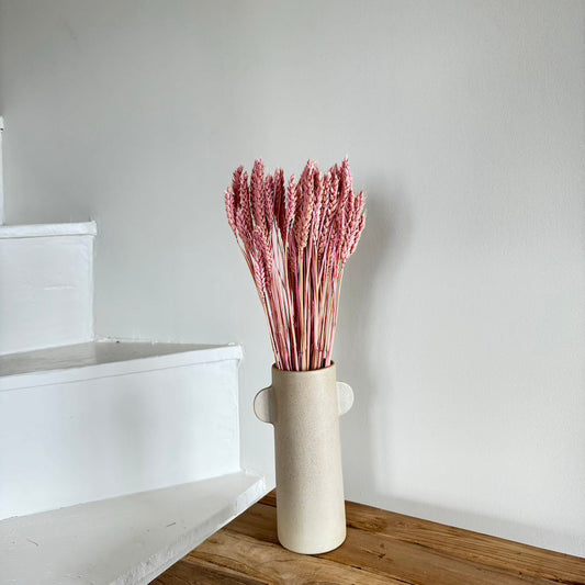 Botte fleurs séchées Blé Lilas