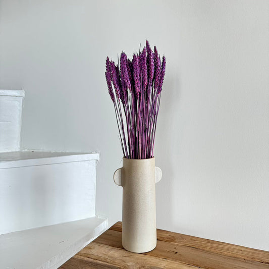 Botte de blé séché violet, vue de face - Flowrette