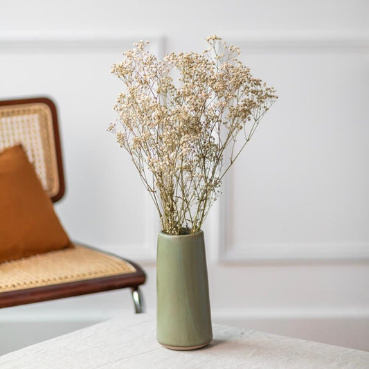 Botte de gypsophile naturel séché, vue principale - Flowrette