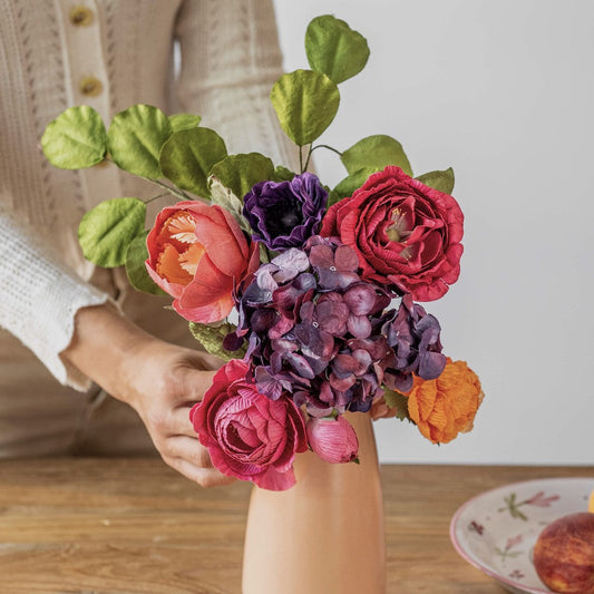 Bouquet Kahlo en fleurs de papier, teintes vives - Flowrette