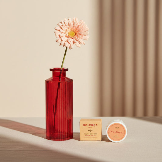 Duo parfumé Fleur d'oranger, coffret bougie et fleurs séchées délicat - Flowrette