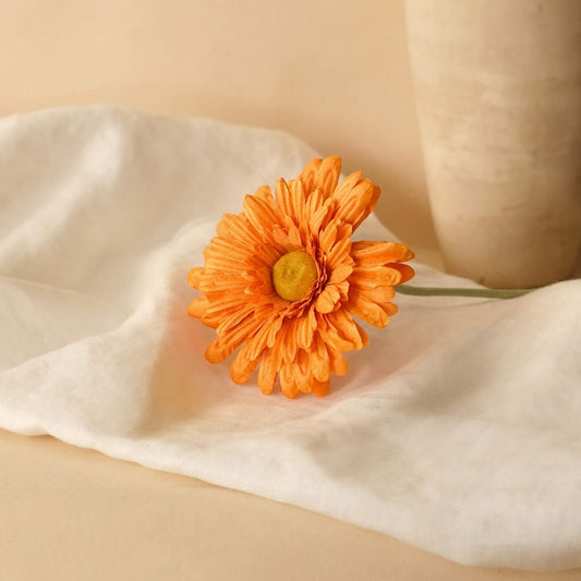 Orange paper gerbera