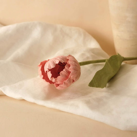 Tulipe en papier rose